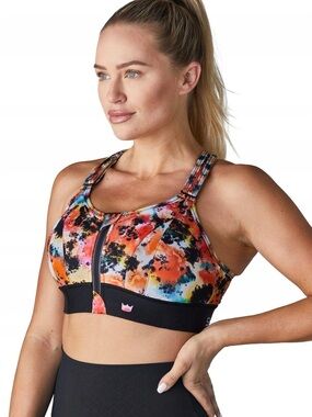 SHEFIT ULTIMATE - High Impact Sports Bra, Conquer Floral Print 1X